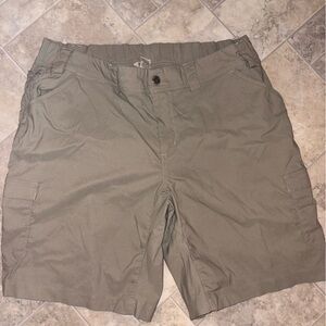 Duluth Trading Co Olive Cargo Shorts